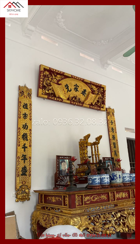 Hoành phi thờ chữ 